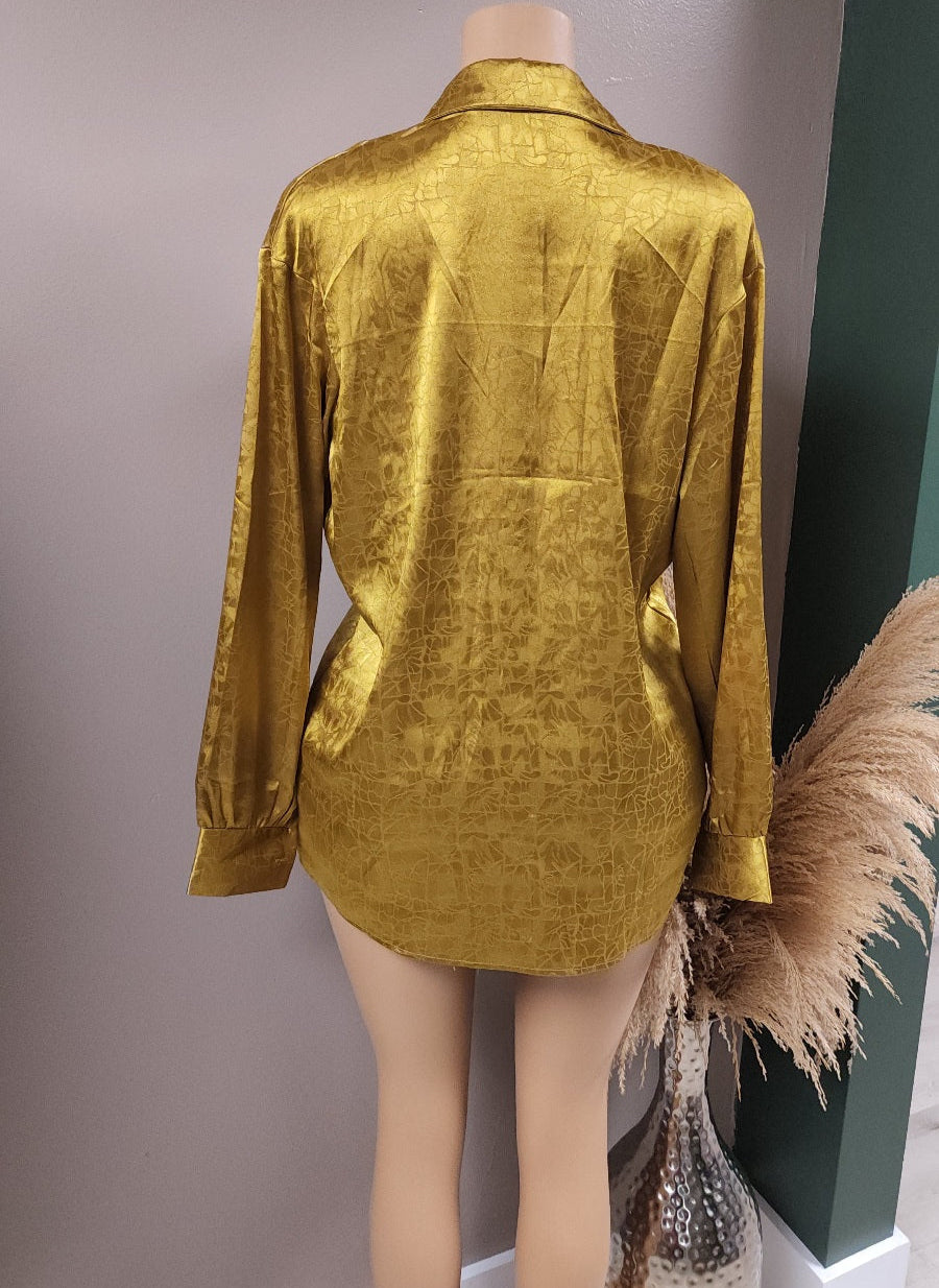 Miami Vice button down blouse