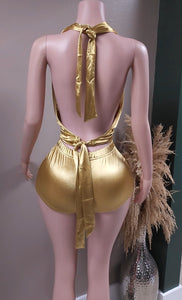 Jasmine cowl neck short set