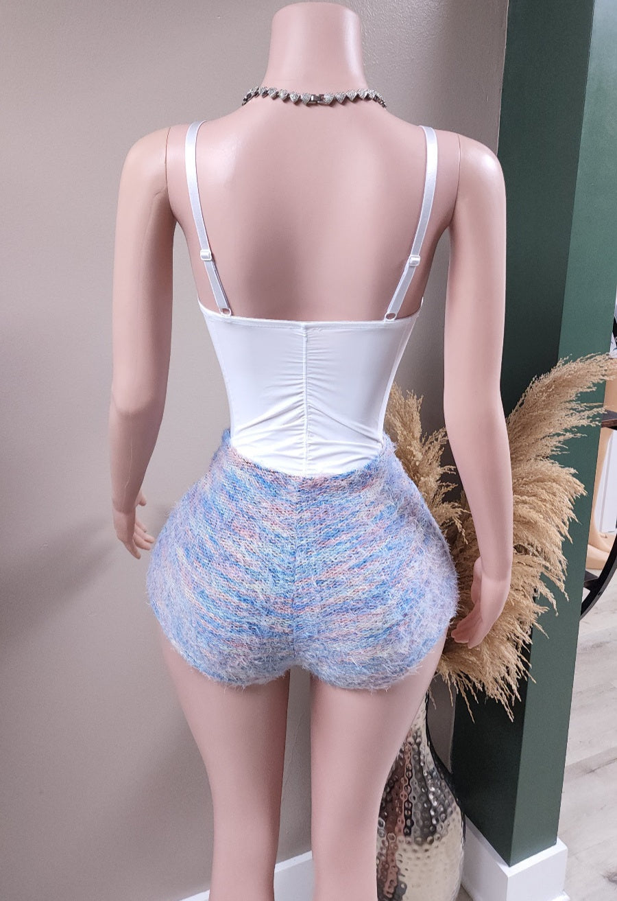 Furr Baby textured shorts