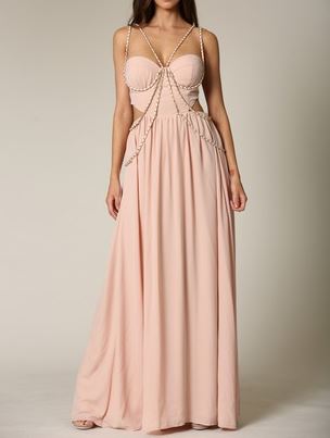 Camila blush gown - Sahvant