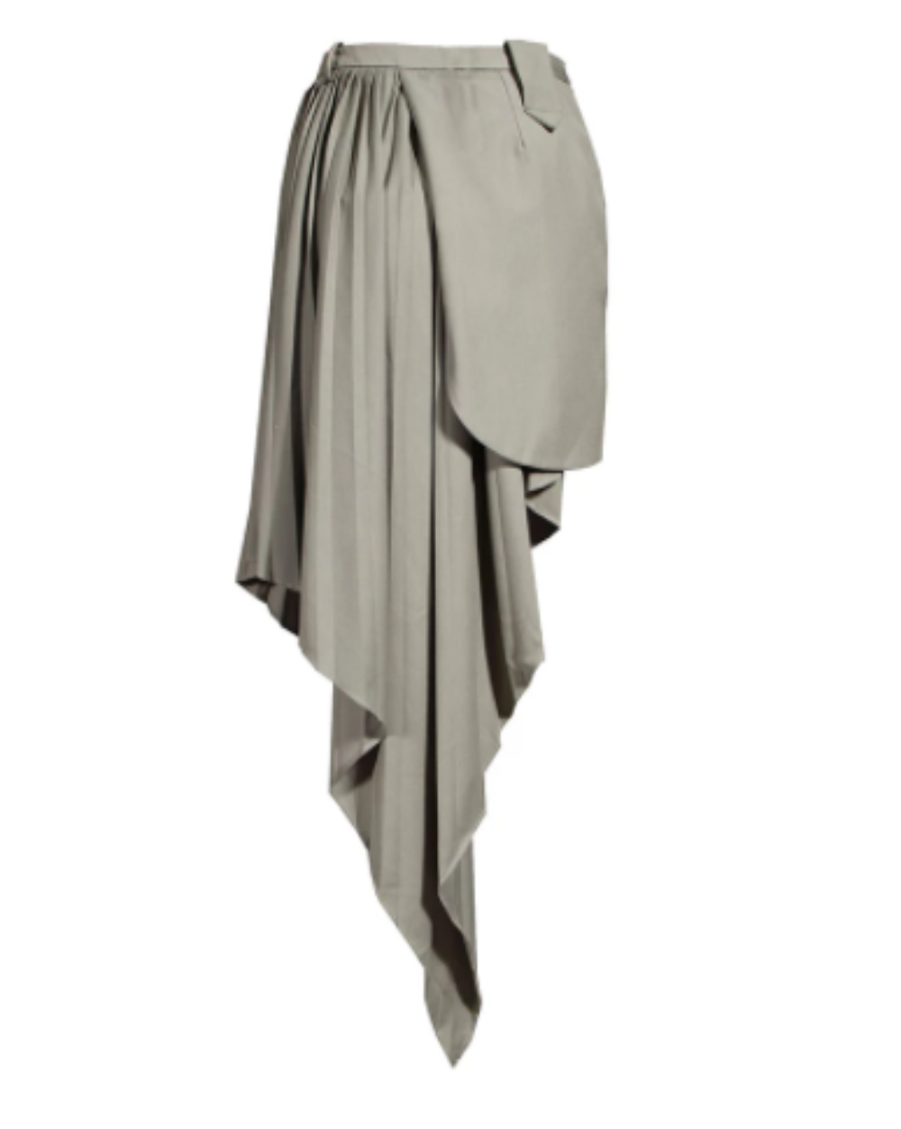 Dionne pleated asymmetrical skirt - Sahvant